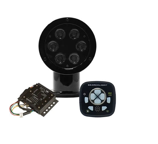 Acr Rcl50 Led Searchlight Wired Control Black Housing 12/24v Dc