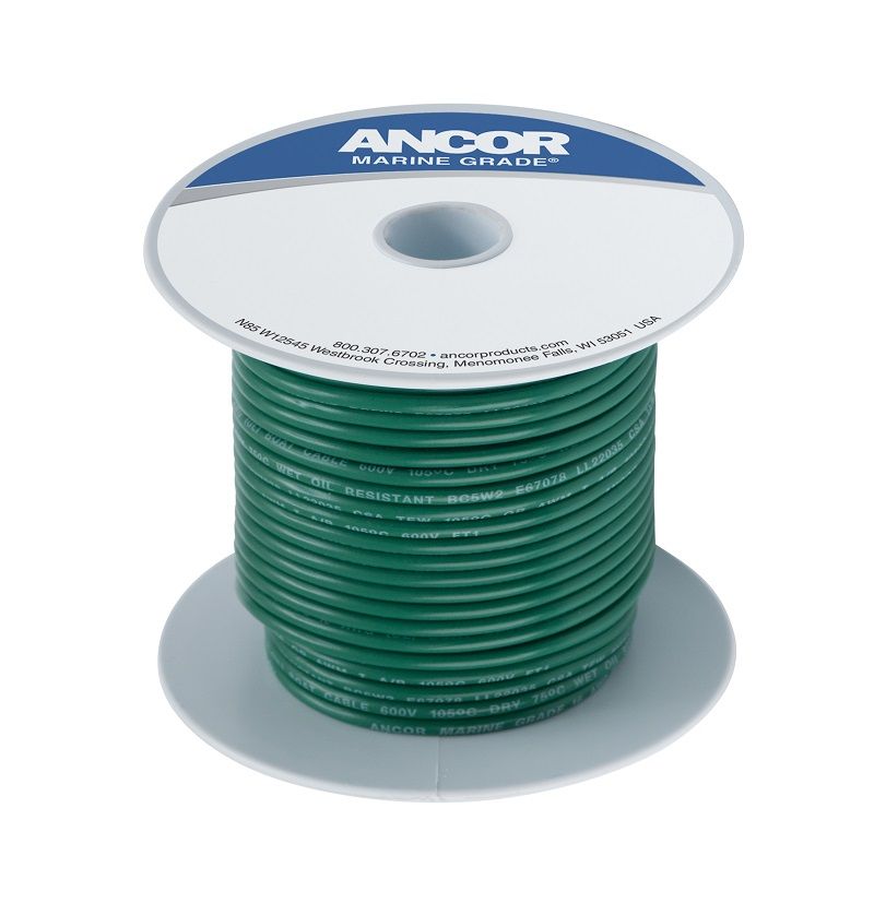 Ancor #10 Green 100ft Spool Tinned Copper - 108310