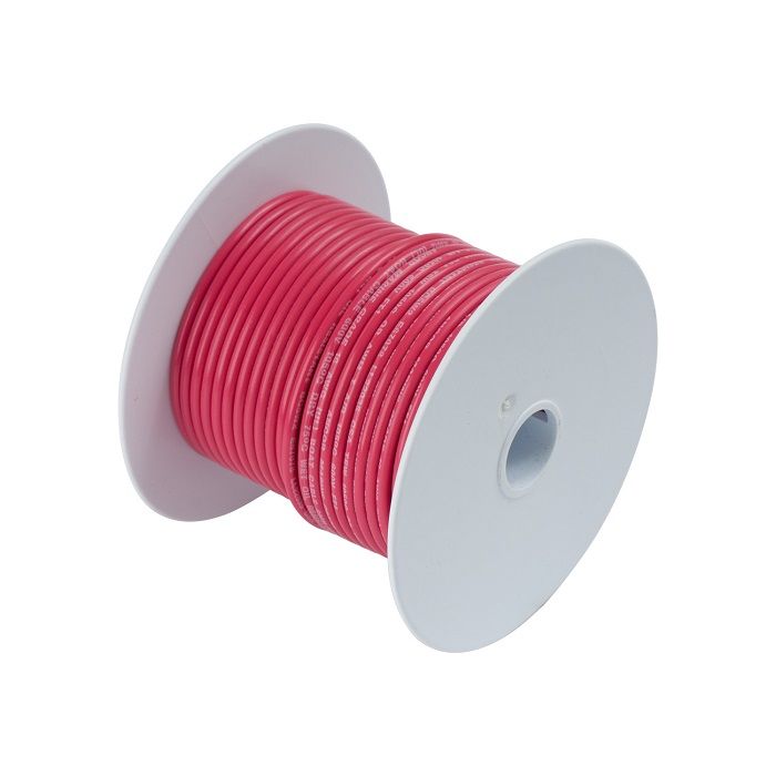 Ancor #6 Red 50ft Spool Tinned Cooper - 112505