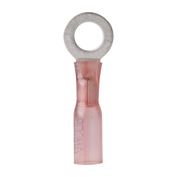 Ancor 22-18 1/4 Ring Terminal Heat Shrink Red 25 Pack - 310425