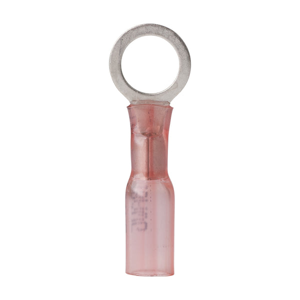 Ancor 22-18 5/16 Ring Terminal heat Shrink Red 100 Pack - 310599