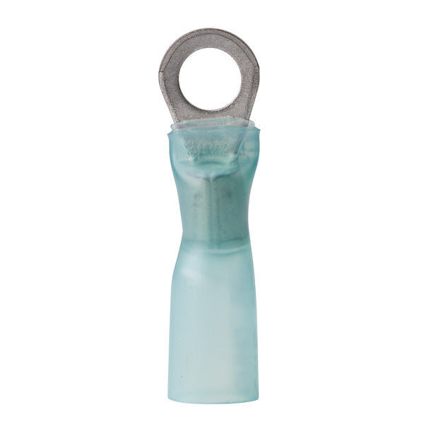 Ancor 16-14 #10 Ring Terminal Heat Shrink Blue 100 Pack - 311399