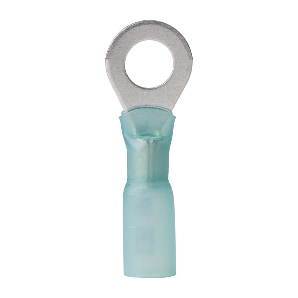 Ancor 16-14 1/4 Ring Terminal Heat Shrink Blue 100 Pack - 311499