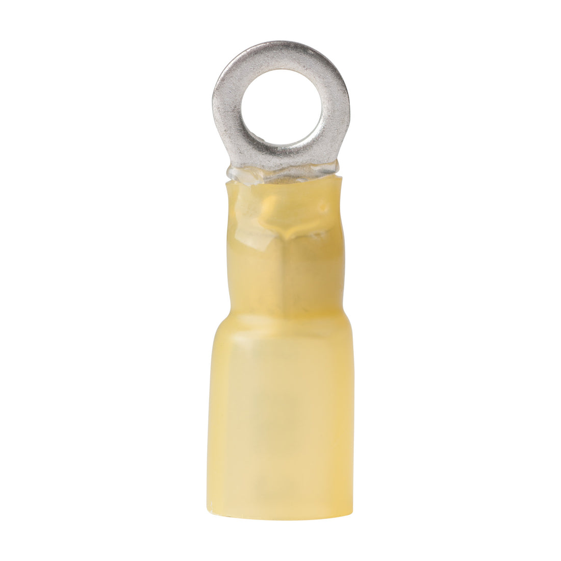 Ancor 12 10 #10 Ring Terminal Heat Shrink Yellow 100 Pack