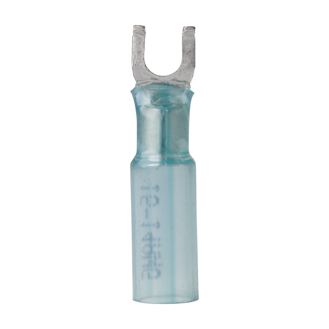 Ancor 16-14 #8 Spade Heat Shrink Blue 100 Pack - 314299