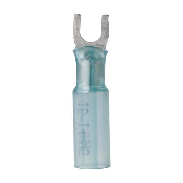 Ancor 16-14 #8 Spade Heat Shrink Blue 100 Pack - 314299