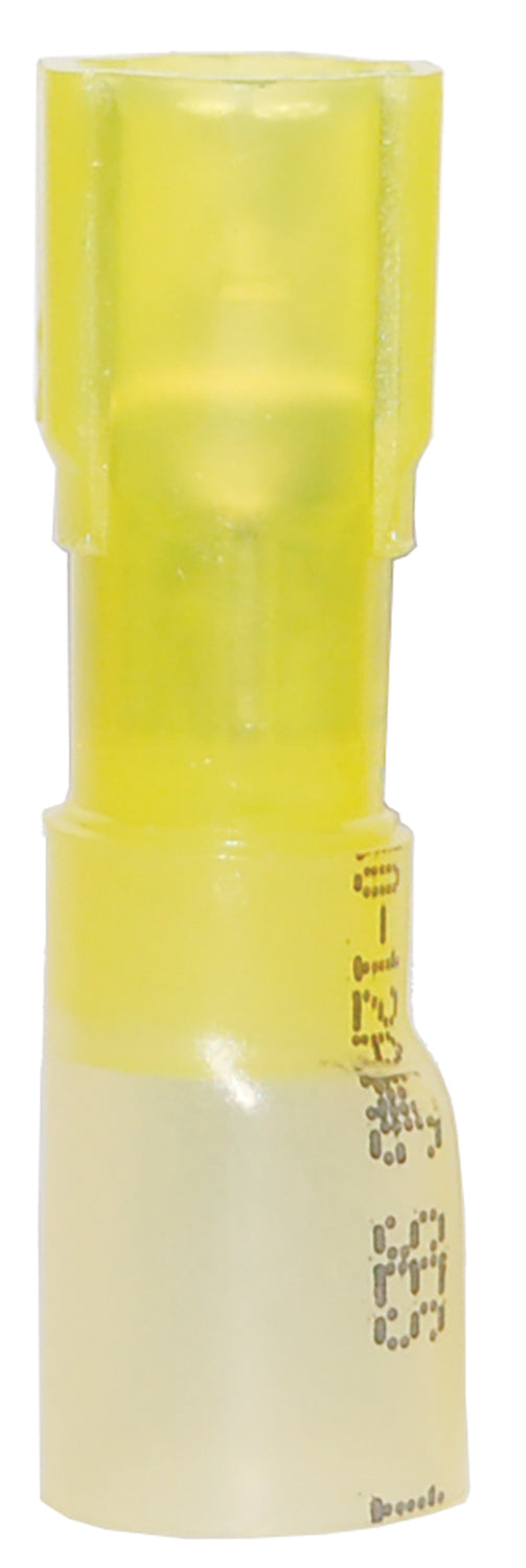 Ancor 10-12 Female Disconnect Heat Shrink Yellow 100 Pack - 320899