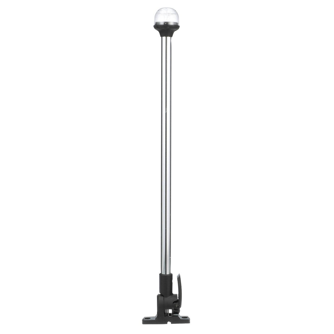Attwood LightArmor All-Round 20in Aluminum Pole Black Composite Base - 5550-PA20-7