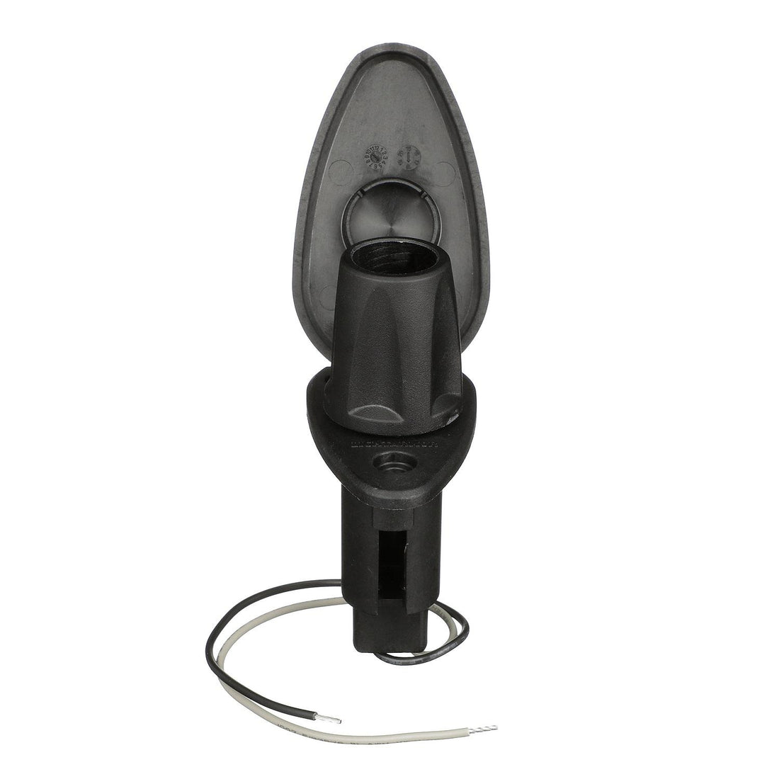 Attwood 910T Series Teardrop Base 2-Pin Black Composite Cover - 910T2PB-7