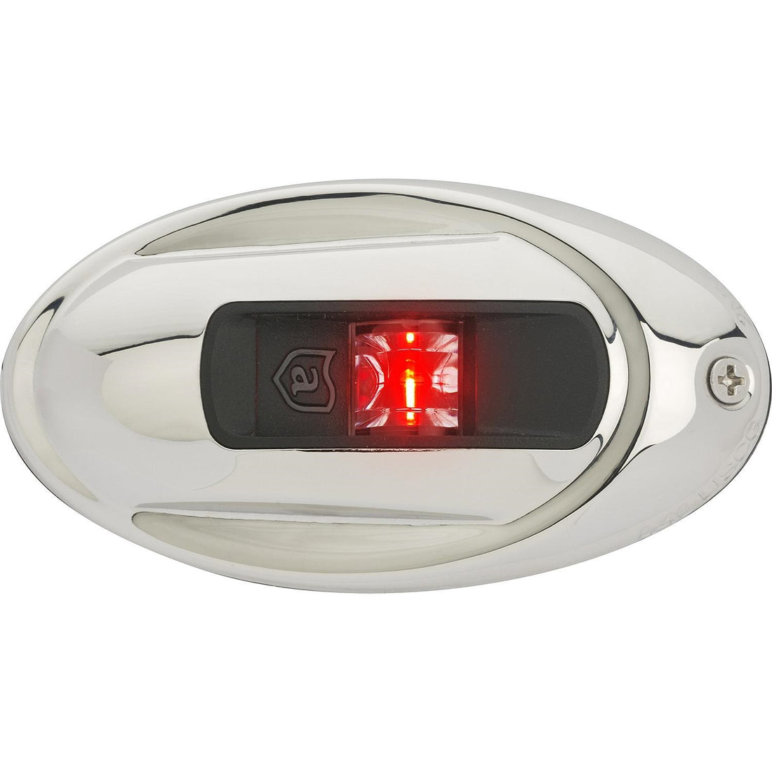Attwood LightArmor Eliptical LED Navigation Light 2NM Stainless Steel Red - NV4012SSR-7