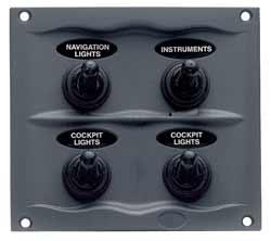 BEP 900-4WP 4 Way Switch Panel - 900-4WP