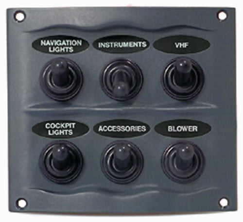 BEP 900-6WP 6 Way Switch Panel - 900-6WP