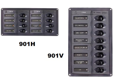 Bep 901 V 8 Way Dc Circuit Breaker Panel Vertical