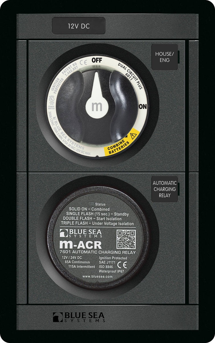 Blue Sea Panel 360 Add-A-Battey - 1494-BSS