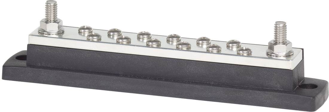 Blue Sea MaxiBus 250A BusBar Two 5/16in-18 Studs and Twelve #10-24 Screws - 2105-BSS