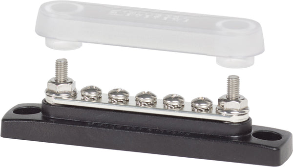 Blue Sea Common 100A MiniBus Five #8-32 Studs With Cover - 2314-BSS