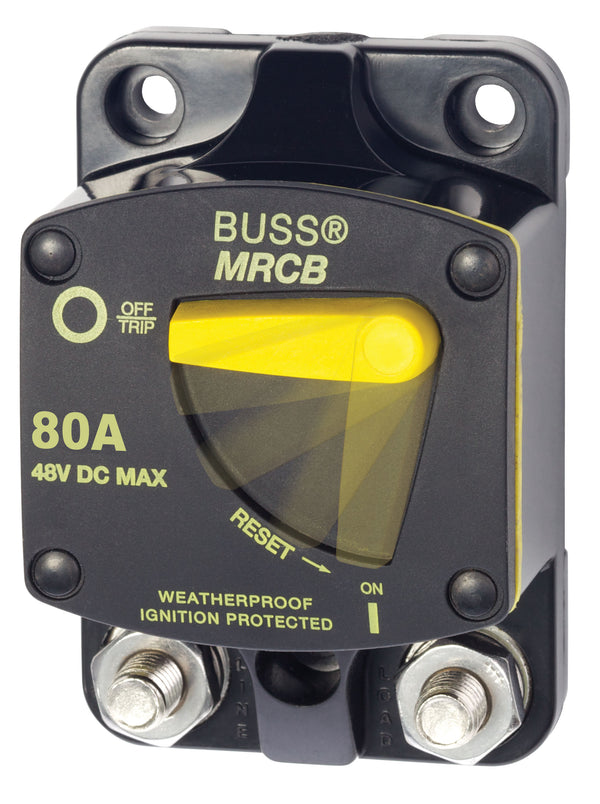 Blue Sea 187 Series 80 Amp Circuit Breaker Surface Mount
