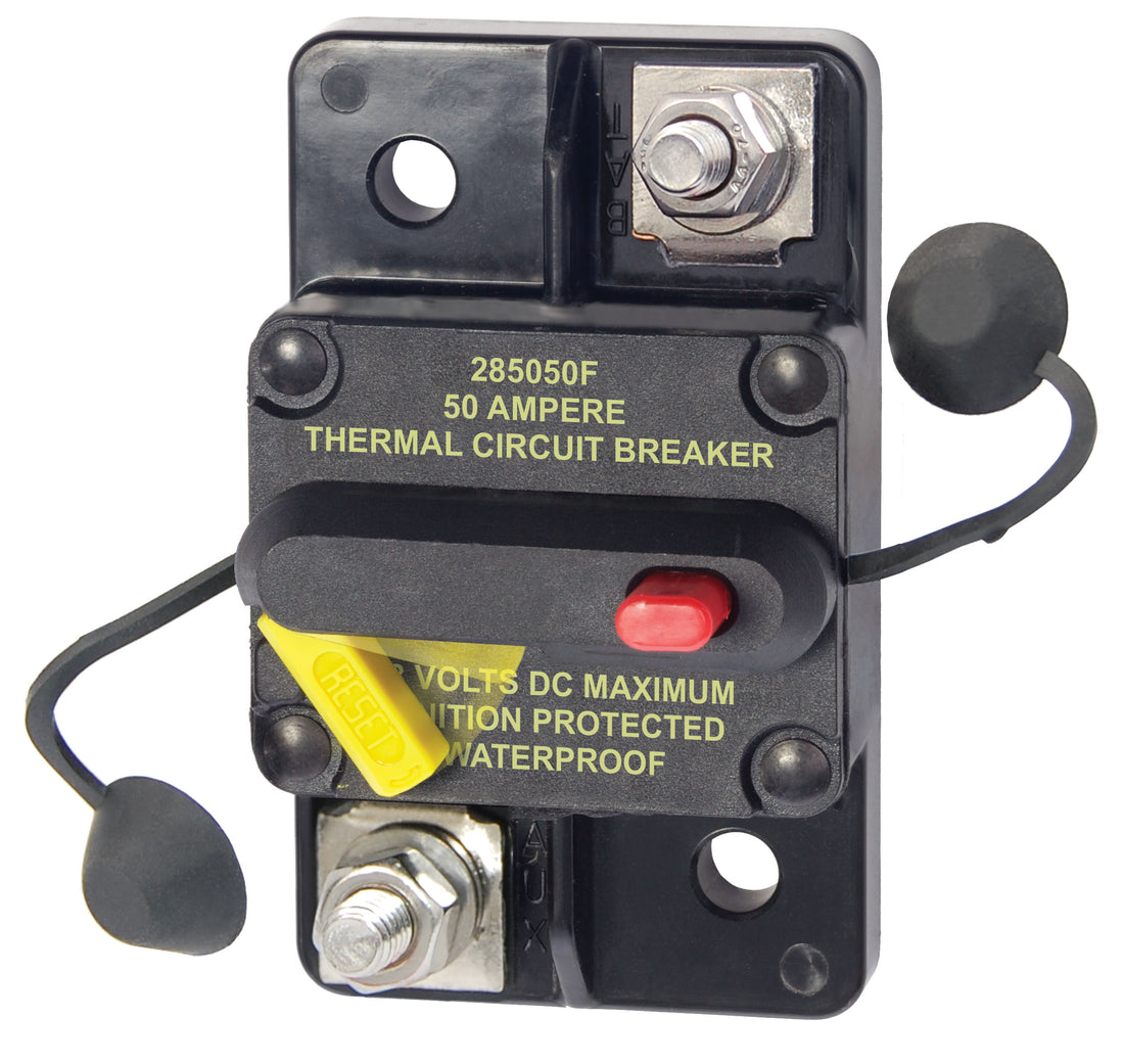 Blue Sea 285-Series 50 Amp Circuit Breaker Surface Mount - 7183-BSS