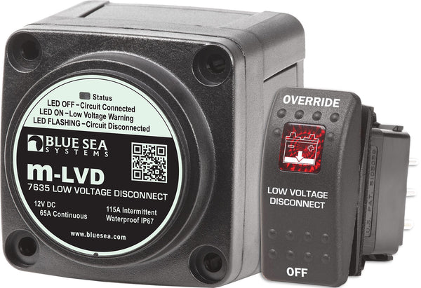 Blue Sea m-LVD Low Voltage Disconnect 12vDC - 7635-BSS