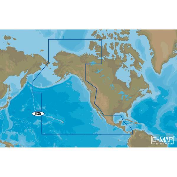 C-MAP M-NA-D035 4D microSD Pacific Coast Panama to Alaska Continental - M-NA-D035-MS