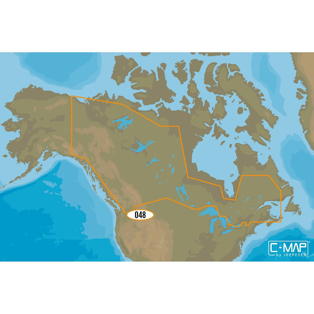 C-MAP M-NA-D048 4D microSD Canada lakes - M-NA-D048-MS