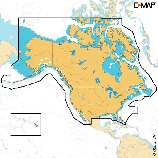C Map Discover X Coastal North America Micro Sd