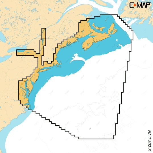 C Map Reveal X Coastal Nova Scotia To Chesapeake Bay Micro Sd