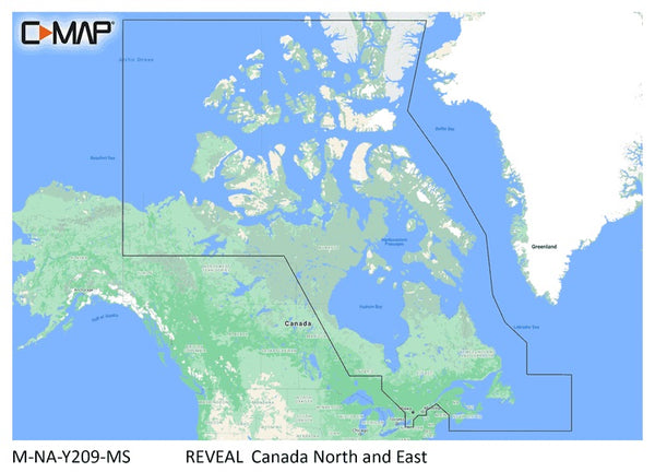 C-MAP Reveal Coastal Canada North and East - M-NA-Y209-MS