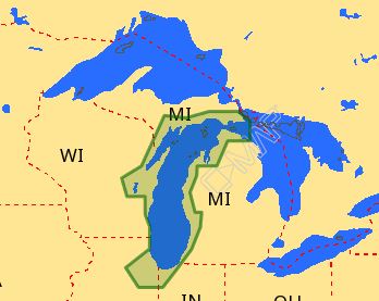 C Map M Na D931 4 D Local Lake Michigan