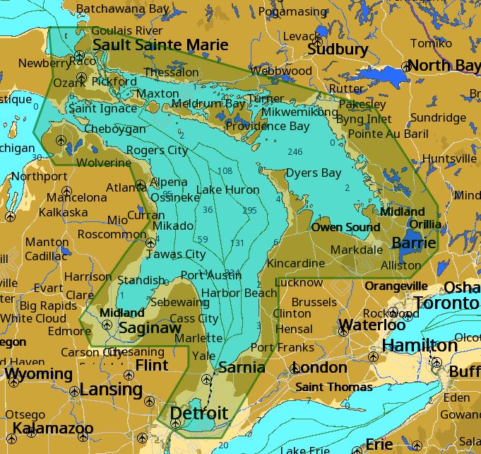 C Map M Na D932 4 D Local Lake Huron And Georgian Bay