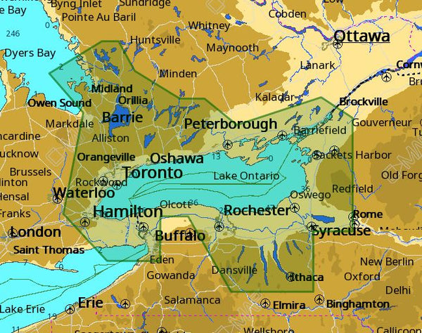 C Map M Na D934 4 D Local Lake Ontario And Trent Severn
