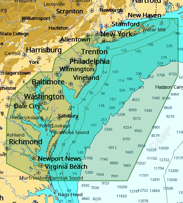C-MAP M-NA-D941 4D Local Block Island - Norfolk - M-NA-D941-MS