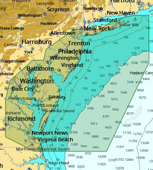 C-MAP M-NA-D941 4D Local Block Island - Norfolk - M-NA-D941-MS
