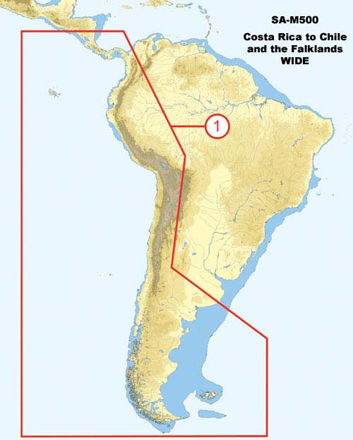 C Map Sa M500 Max Wide Sd Costa Rica Chile Falklands