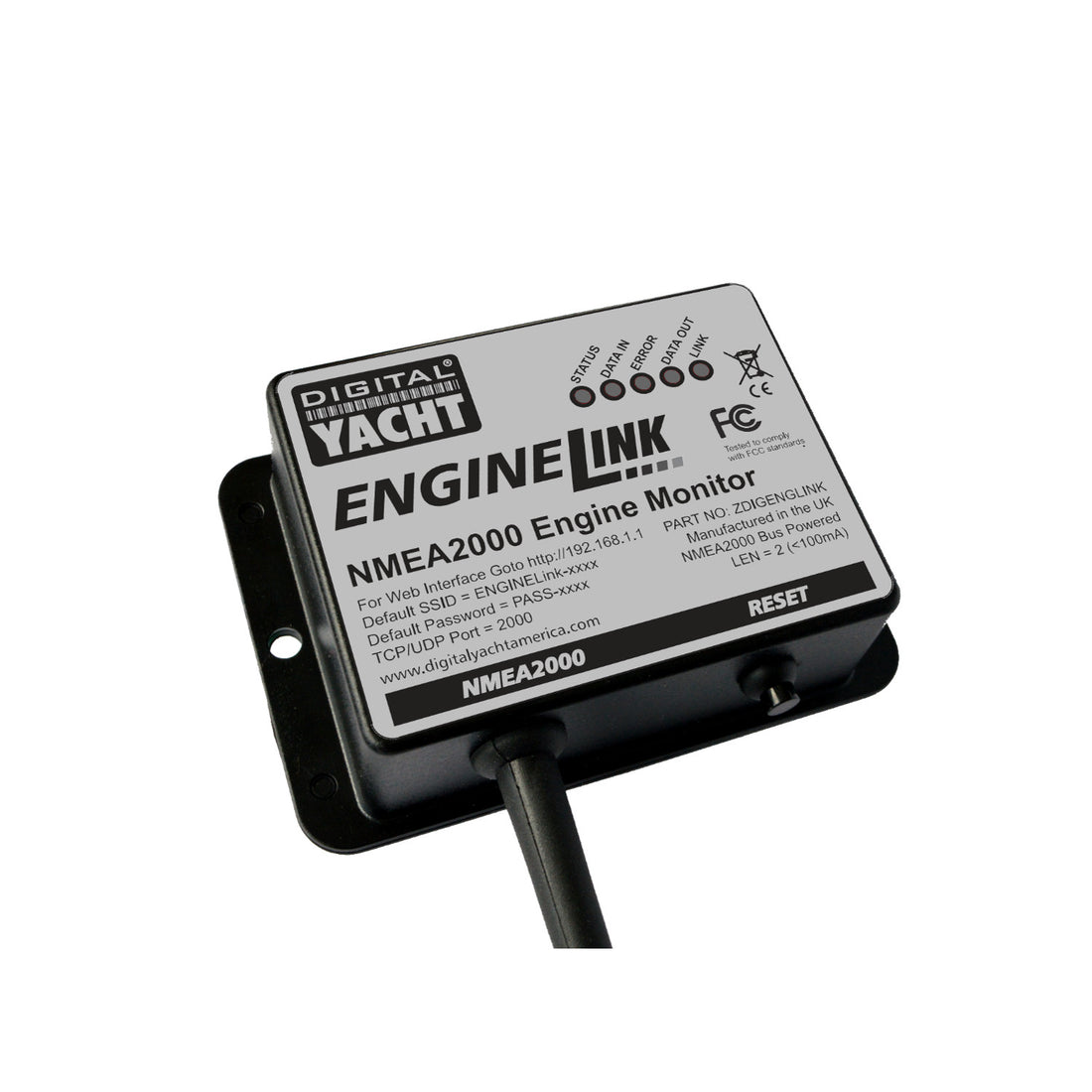 Digital Yacht ENGINELINK NMEA 2000 - WIFI Gateway - ZDIGELINK