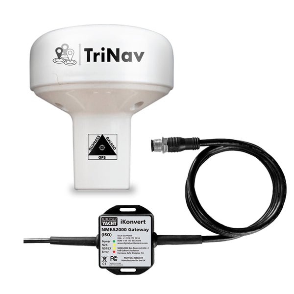 Digital Yacht GPS160 TriNav GPS. Glonass, Galileo Sensor NMEA2000 iKonvert  Bundle - ZDIGGPS160N2K