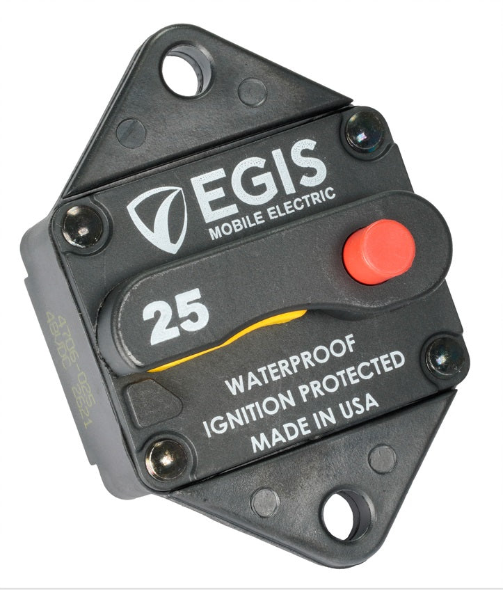EGIS 285-Series 25 Amp Circuit Breaker Panel Mount - 4706-025