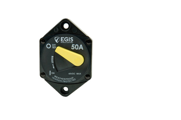 EGIS 87-Series 50 Amp Circuit Breaker Panel Mount - 4707-050