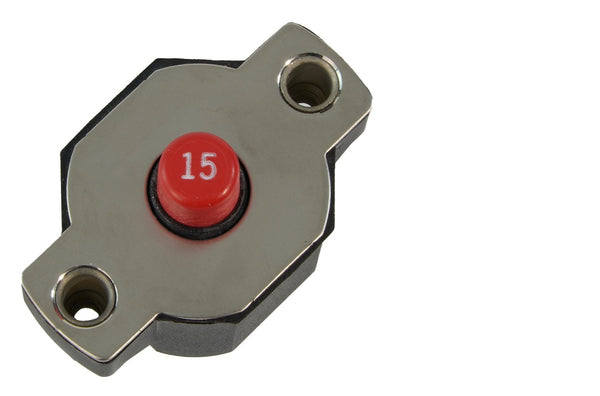EGIS 15A Medium Duty Push Button Circuit Breaker - 4712-15