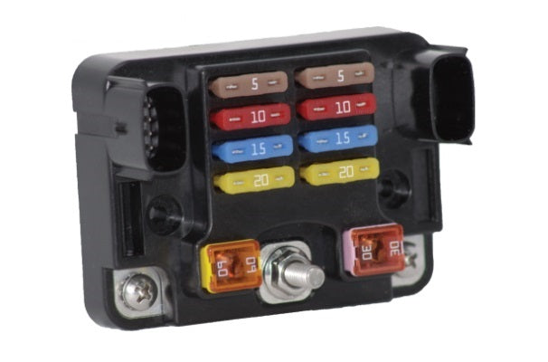 EGIS Fuse Block ATO/JCase 8+2, M6 In With Cover Fuses Sold Separately - 5015
