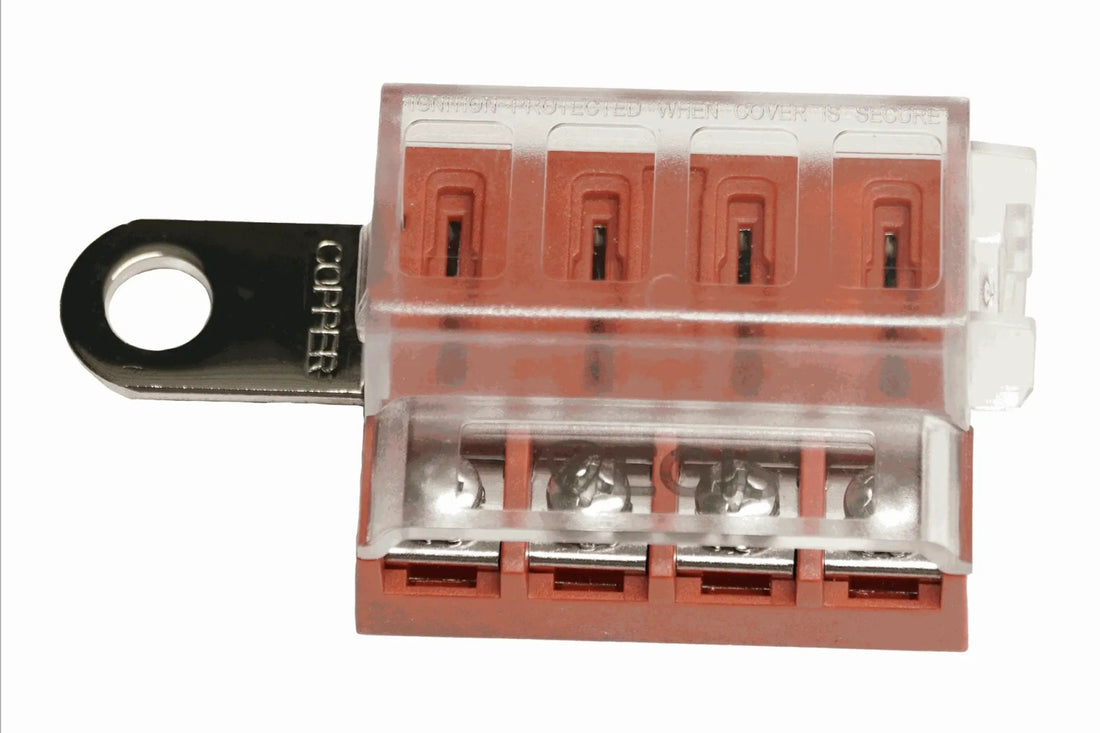 EGIS RT Battery Terminal Mount Fuse Block 4 Circuit - 8023