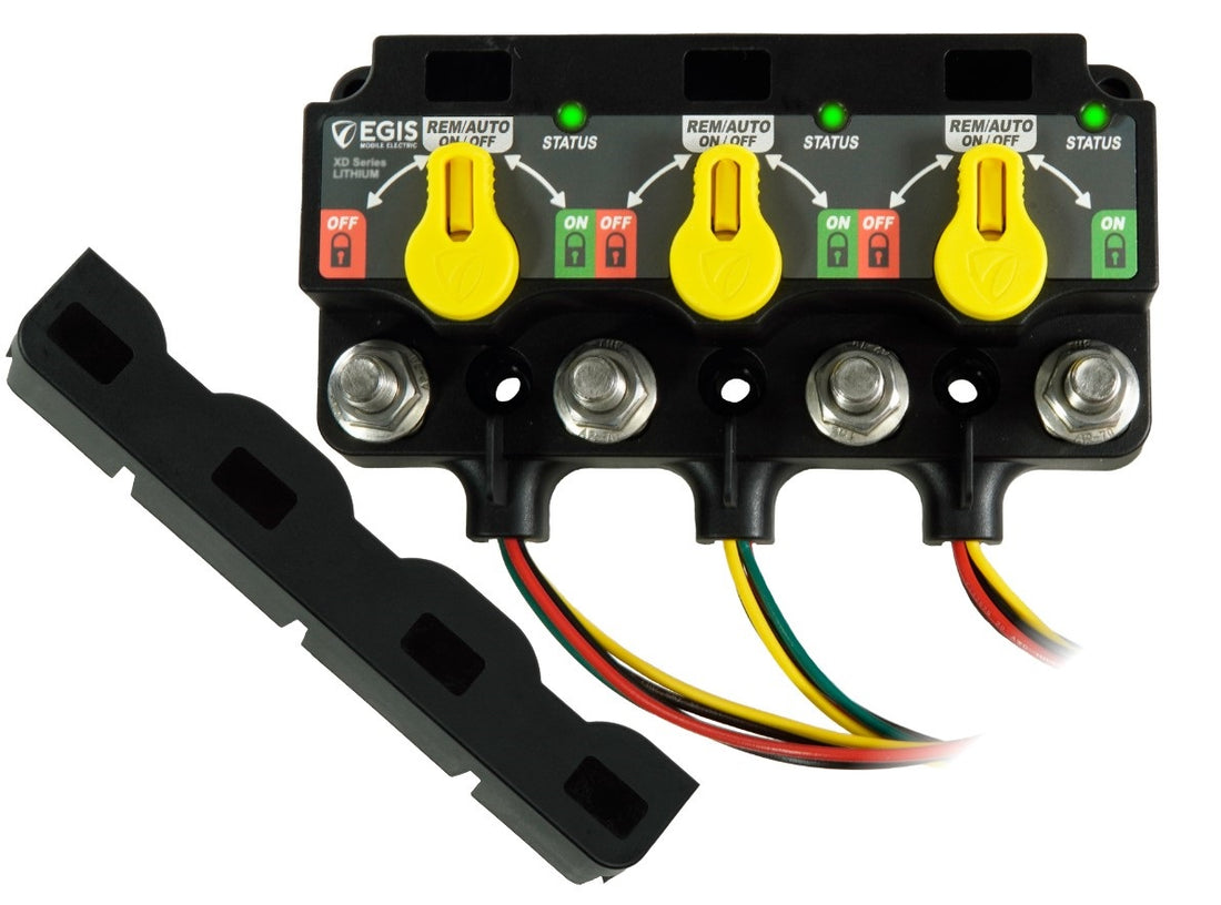 EGIS XD Triple Flex L Lithium Automatic Charging Relay with Knobs - 8630-2535