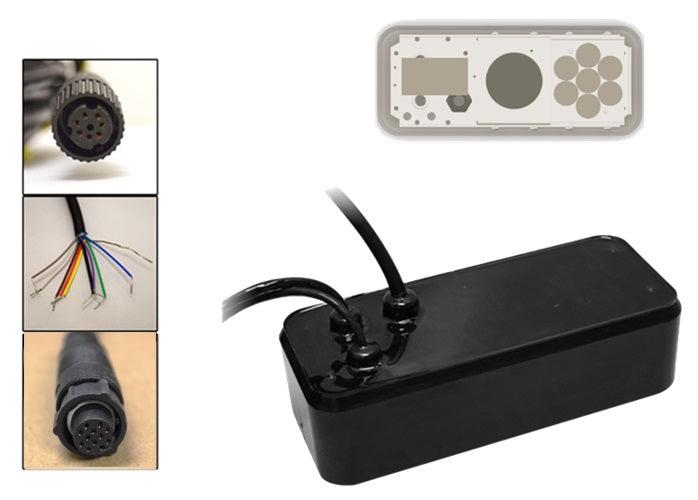 Furuno 165T/275LHW-12P Pocket Mount Combo Wide Beam Transducer for DFF3D 12-Pin - 165T/275LHW-12P