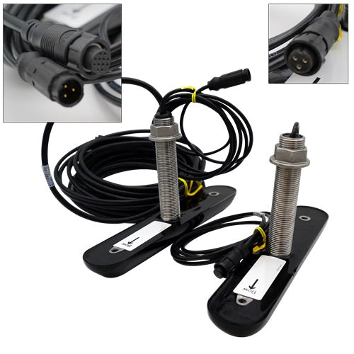Furuno 225 T Pr904 Side Scan Thru Hull Transducer Pair