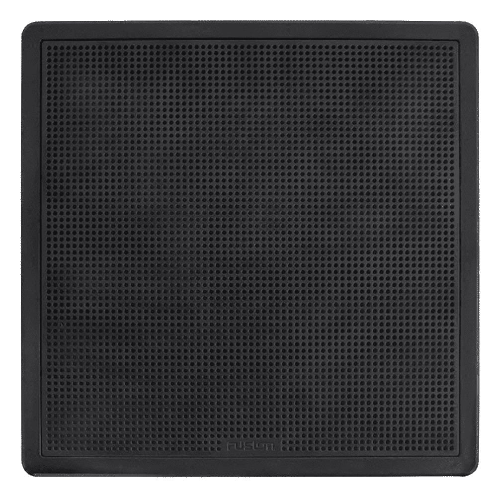 Fusion Fm S10 Sb 10in Black Square Flush Mount Subwoofer