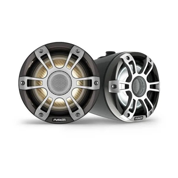Fusion SG-FLT653SPB 6.5in Towe Speaker Black 3i With CRGBW Lighting - 010-02771-51