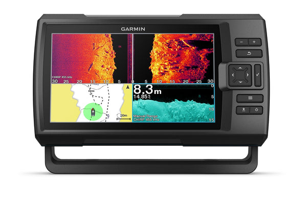 Garmin Striker Vivid 9sv 9in Fishfinder GPS Track Plotter With GT52 - 010-02554-00
