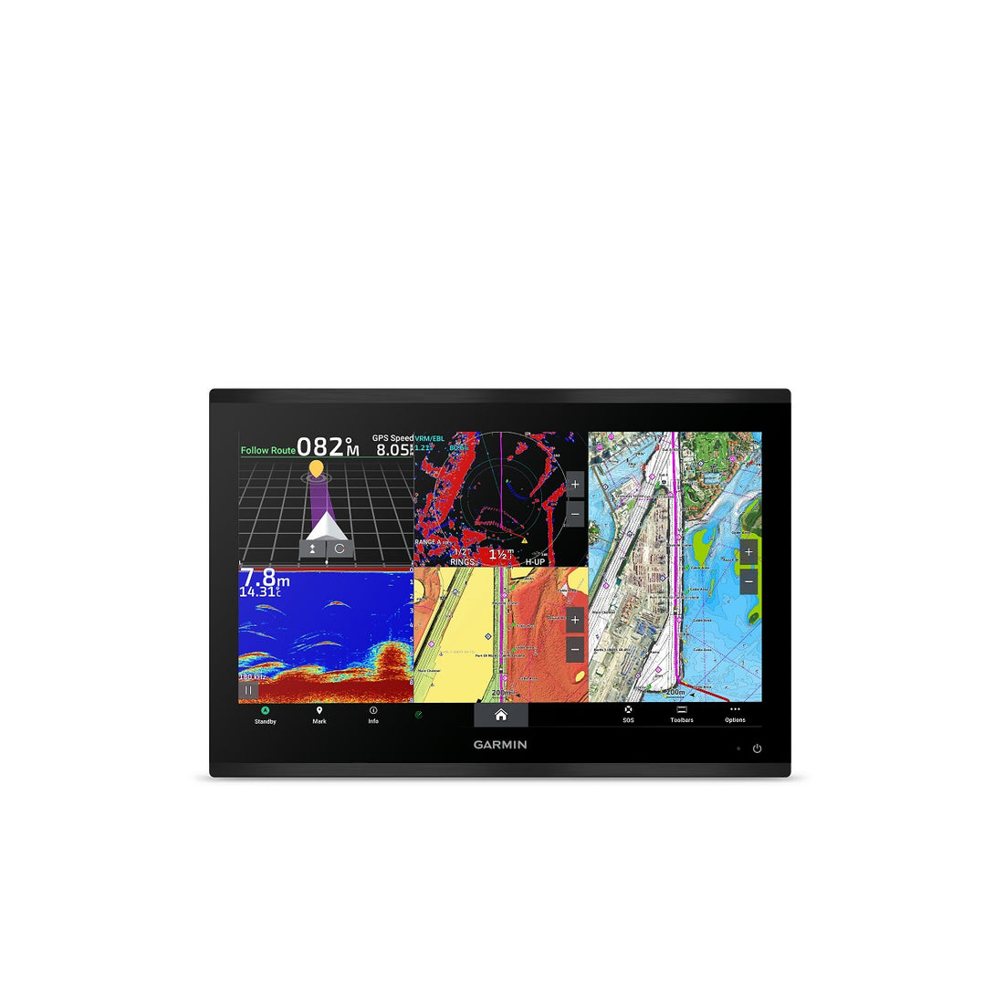 Garmin GPSMAP 9019 19in Plotter With Worldwide Basemap - 010-02673-00