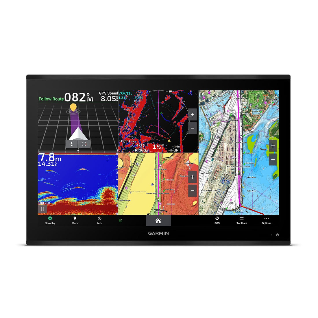 Garmin GPSMAP 9027 27in Plotter With Worldwide Basemap - 010-02676-00