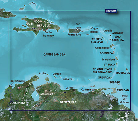 Garmin Hxus030 R G3 Micro Sd Southeast Caribbean